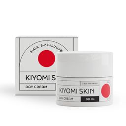 Kiyomi Skin Tagescreme: Feuchtigkeit & Glättung mit Hyaluron & 5-ALA, für alle Hauttypen