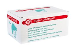 Noba Mundschutz OP-Maske mit elastischer Schlaufe grün 3-lagig