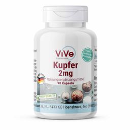 Vive Supplements | Kupfer 2mg - Schluckfreundlich