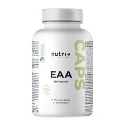 nutri+ EAA Kapseln - 9 Essentielle Aminosäuren Komplex