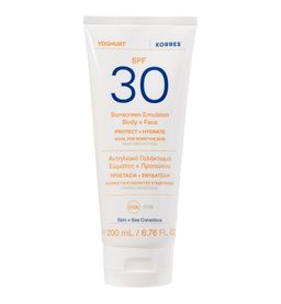 KORRES Yoghurt Sonnenschutz-Emulsion für Gesicht + Körper SPF 30
