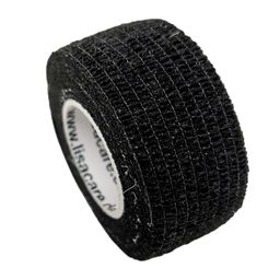 LisaCare latexfreie Fingerpflaster - Hypoallergen - Schwarz - 2,5cm x 4,5m