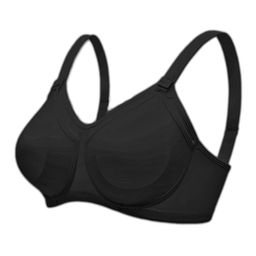 MYSANITY® Still BH aus Baumwolle, vorgerformte C-Cup, Schwarz