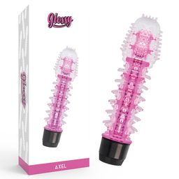 GLOSSY - Jelly Vibrator mit Noppenstruktur