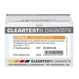Cleartest Schnelltest Syphilis Vollblut Test