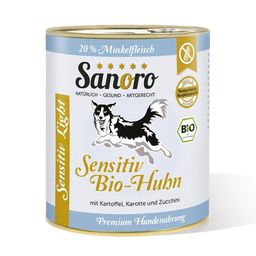 Sanoro - Menü Sensitiv Light Bio-Huhn mit Bio-Kartoffeln und Bio-Karotten