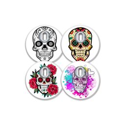 MySweetStitch | Freestyle Libre 3 / 3 Plus Sensor Sticker | Flower Skull