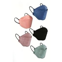 Medicare+ Premium Gesichtsmaske – Stilvoller Schutz im Alltag - Mixpackung – 10 Stück (2 pro Farbe)