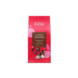 Vivani Choco Dragées Cranberry Bio
