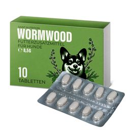 Saint Nutrition® Wurm Tabletten | Futterzusatzmittel ausschließlich für Hunde