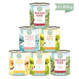 naftie Bio Fleischmenüs Mischpaket