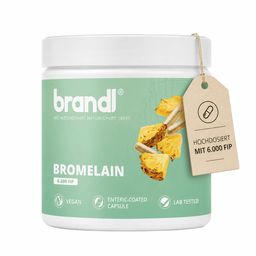 brandl® Bromelain hochdosiert | Enzyme aus der Ananas mit 6.000 F.I.P. | Premium Kapseln