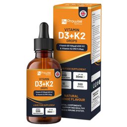 Prowise Healthcare Vitamin D3 4000 IE + K2 MK7 25 µg Tropfen