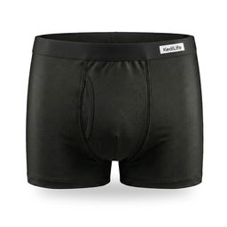 KediLife Inkontinenzunterhose für Herren, Boxershorts Schwarz
