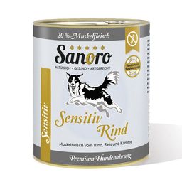 Sanoro - Sensitiv Rind Menü mit Reis und Karotte