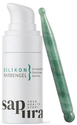 Silikon Narbengel mit Panthenol | Pro-Vitamin B5 | Aloe Vera + GRATIS JADE NARBENSTIFT