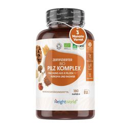 WeightWorld BIO Pilz Komplex mit 8 Pilzsorten