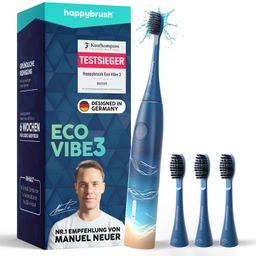 happybrush Schallzahnbürste ECO VIBE 3 Ocean | Set