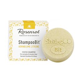 Rosenrot Naturkosmetik - ShampooBit® - festes Shampoo Kornblume-Zitrone