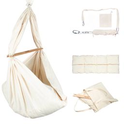 Hoppediz Federwiege Komplett-Set Baby-Federwiege