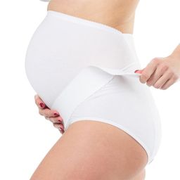 MYSANITY® Schwangerschafts Miederhose, Verstellbar, Weiß