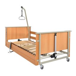 aks D4 LowEntry Pflegebett Niedrigeinstieg / Holzleisten