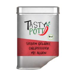 TASTY-POTT Tasty Pott Scharfer 7 Gewürze Chilipfeffer mit Algen