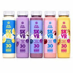 LiveFresh Skyr High Protein Drink - Probierpaket -  Proteinshake Alternative  - 6€ Pfand