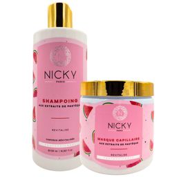Nicky Paris - Shampoo und Maske Set mit Wassermelonenextrakten