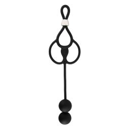 Penis-/Hodenring „Triple Ball/Cock Ring with Anal Beads“ mit Analkugeln