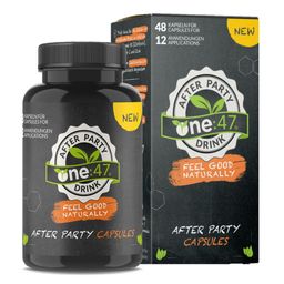 one:47® After Party Kapseln mit Elektrolyten und Vitaminen