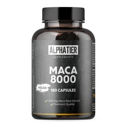 Alphatier Maca Kapseln 8000 - 180 Stück