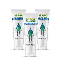 Dr. Hall Hanföl + Kräuter Balsam, 3er Pack