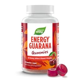 Energy Guarana Gummies | 10 mg Koffein & Vitamin B Komplex | Pflanzen-Extrakte mit Guarana & Gins...