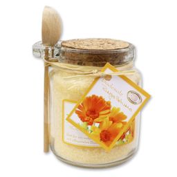 Florex - Badesalz im Glas mit Holzlöffel, Ringelblume