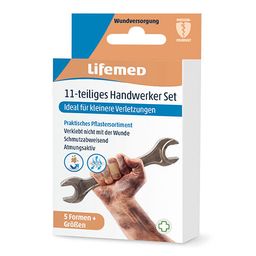 Lifemed Handwerkerset Pflaster hautfarben 5 Größen 11-teilig