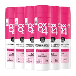 8x4 Deo Spray Frozen Berry roten Beeren und Kirschblüten 48h Schutz