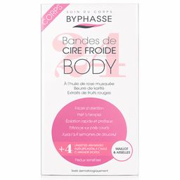 Byphasse - Kaltwachsstreifen für Bikinizone & Achseln - 24 Stk