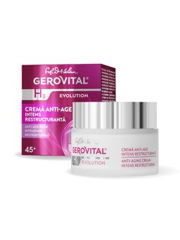Gerovital Anti-Age Tagescreme mit PrimalHyal & SOD – Feuchtigkeit & Faltenreduktion, 50 ml