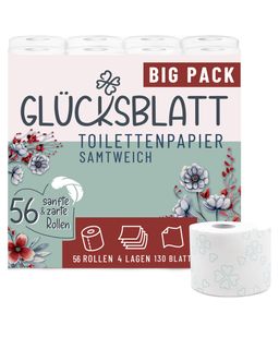 Glücksblatt Toilettenpapier mit Vanilleduft