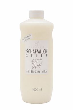 Haslinger Schafmilch Flüssigseife – hautschonende Reinigung
