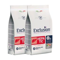 Exclusion Hepatic Schwein, Reis & Erbse medium/large breed - Doppelpack für Hunde