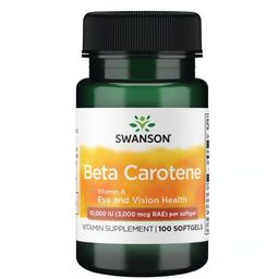 SWANSON Beta-Carotin (Vitamin A) 10000 IU 100 Weichkapseln
