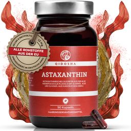 QIDOSHA Astaxanthin 12 mg plus Olivenöl (Licaps / HPMC)