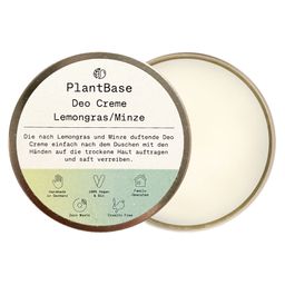 PlantBase Deo Creme Lemongrass/ Minze Bio