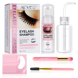 ALIVER Wimpernpflege Shampoo für Wimpernverlängerung Reiniger XL