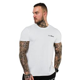 T-Shirt Herren Regular Kurzarm Basic White