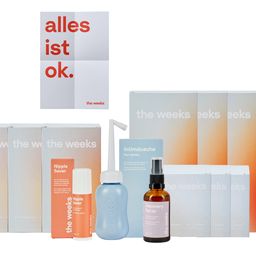 THE WEEKS Wochenbett Box für Wochenfluss, Stillen, Rückbildung, Verletzungen und Narben