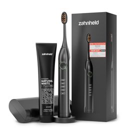 Zahnheld elektrische Schallzahnbürste G3 im Set mit Zahnpasta Natural White