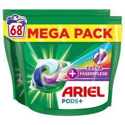 Ariel Waschmittel Pods All-in-1, Color+ Extra Faserpflege Waschmittel, 68 Waschladungen, Farbschutz